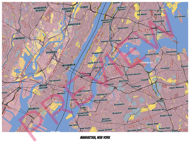 Printed large poster – 48"x36" - marilyndiptych - x36x48 - landscape - 20250308