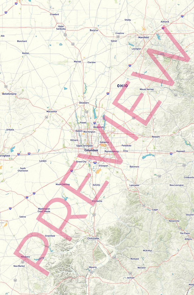 Printed large poster – 72"x48" Top laminated with DRY ERASE Overlaminate - roadtrip - x48x72 - portrait - 20250115