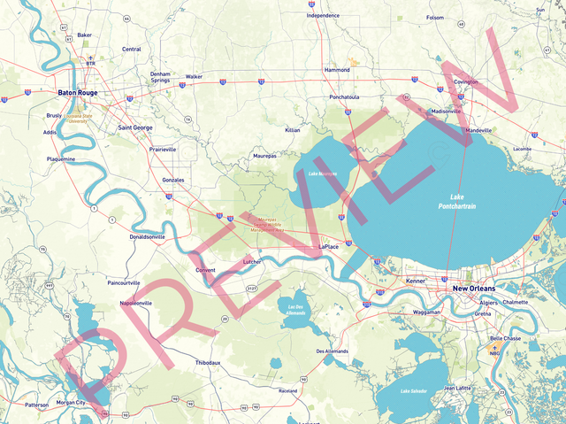 Printed large poster – 48"x36" Top laminated with DRY ERASE Overlaminate - roadtrip - x36x48 - landscape - 20250313