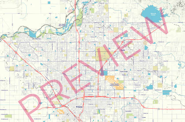Printed large poster – 72"x48" Top laminated with DRY ERASE Overlaminate - roadtrip - x48x72 - landscape - 20260121