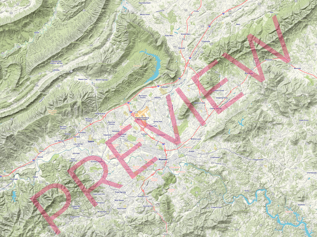 Printed large poster – 48"x36" Top laminated with DRY ERASE Overlaminate - roadtrip - x36x48 - landscape - 20241206