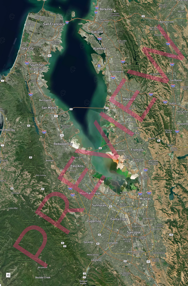 Printed large poster – 72"x48" - satellite - x48x72 - portrait - 20241206