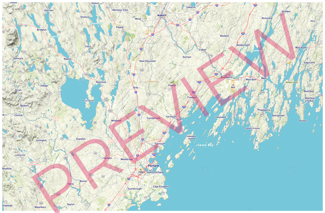 Printed large poster – 72"x48" Top Laminated - roadtrip - x48x72 - landscape - 20260722