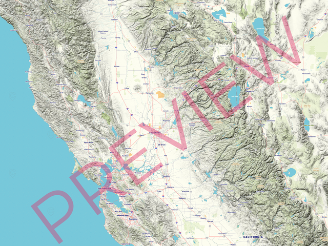 Printed large poster – 48"x36" - roadtrip - x36x48 - landscape - 20250212