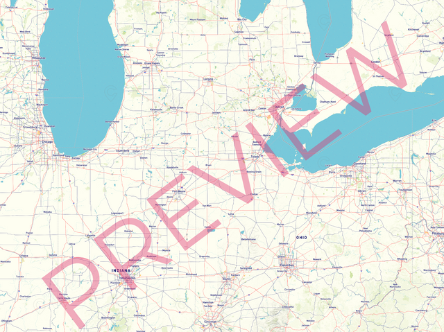 Printed large poster – 48"x36" - roadtrip - x36x48 - landscape - 20250227