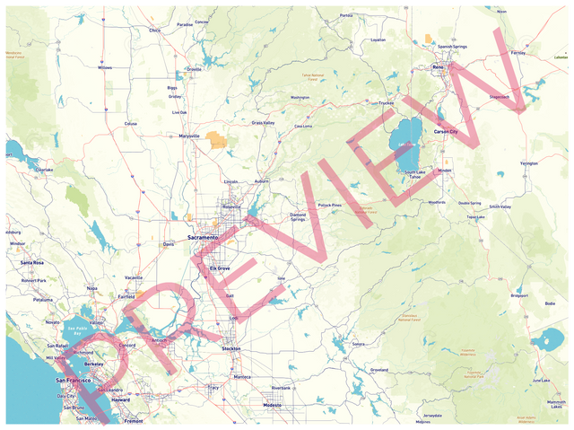Printed large poster – 48"x36" - roadtrip - x36x48 - landscape - 20251008