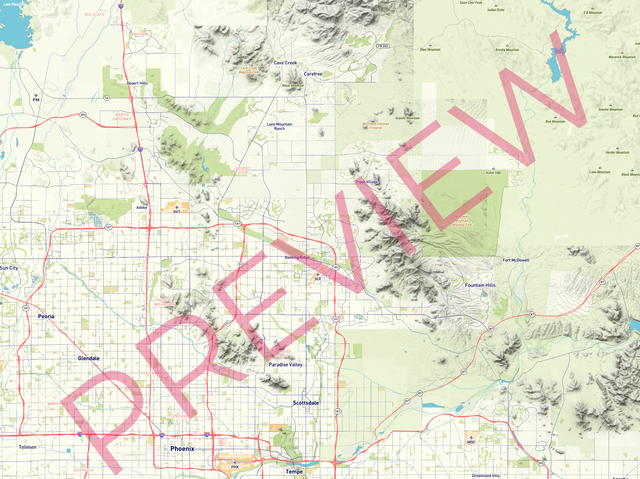 Printed large poster – 48"x36" Top laminated with DRY ERASE Overlaminate - roadtrip - x36x48 - landscape - 20250313