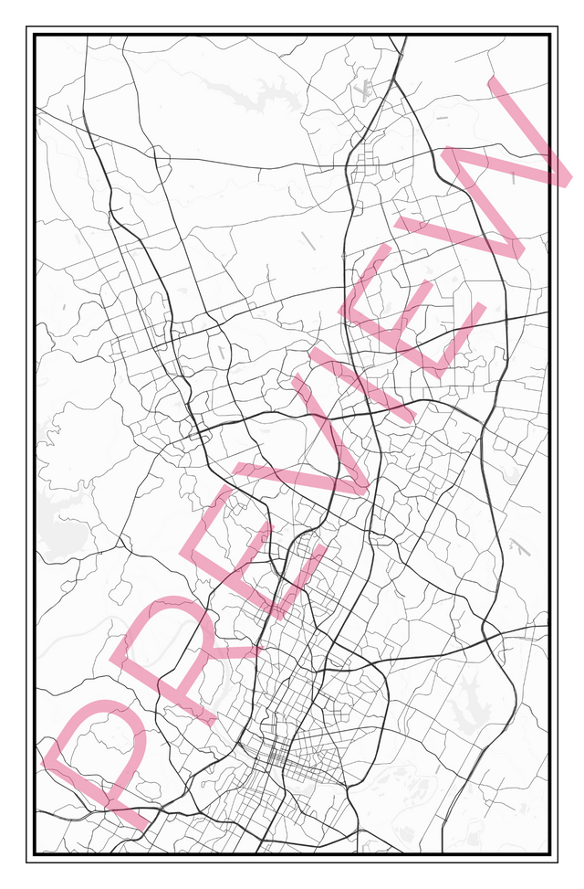 Printed poster – 36"x24" - modern - x24x36 - portrait - 20260120