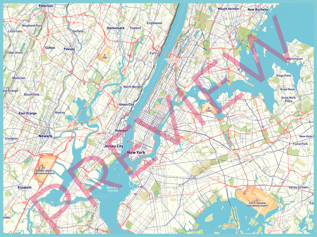 Printed large poster – 48"x36" - roadtrip - x36x48 - landscape - 20250207