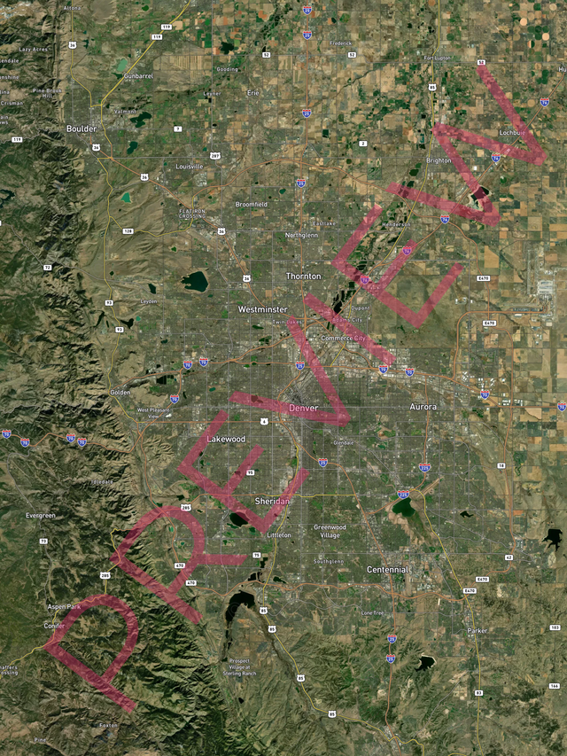 Printed large poster – 48"x36" Top Laminated - satellite - x36x48 - portrait - 20250211