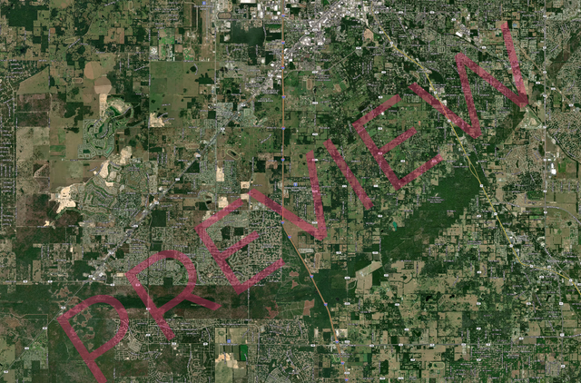 Printed large poster – 72"x48" - satellite - x48x72 - landscape - 20250901