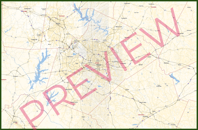 Printed large poster – 72"x48" Top laminated with DRY ERASE Overlaminate - diy - x48x72 - landscape - 20250206