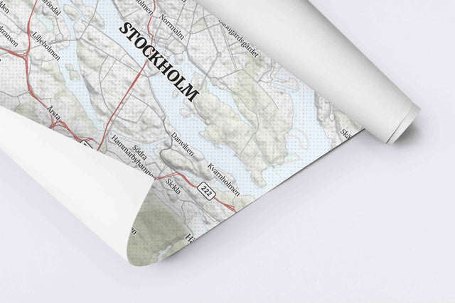 custom map posters