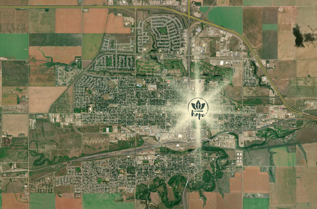 Printed poster – 72"x48" - satellite - x48x72 - landscape - 20230720