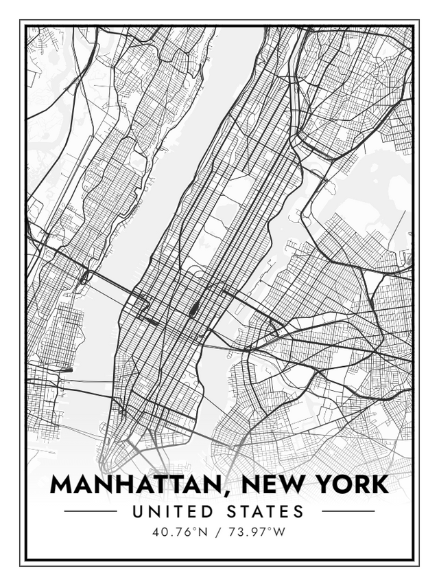 Printed poster – 24"x18" - modern - x18x24 - portrait - 20230804