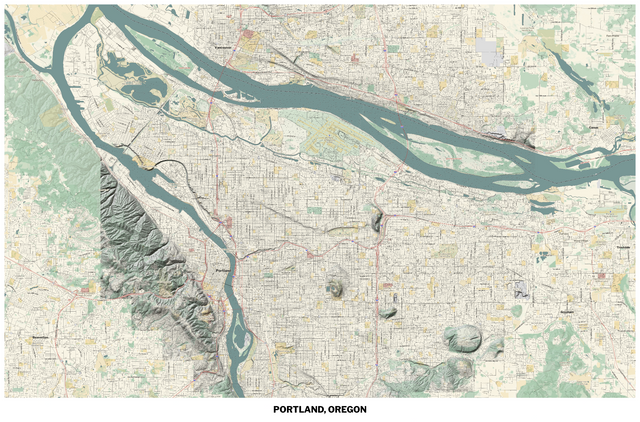 Printed poster – 72"x48" - retro - x48x72 - landscape - 20230811