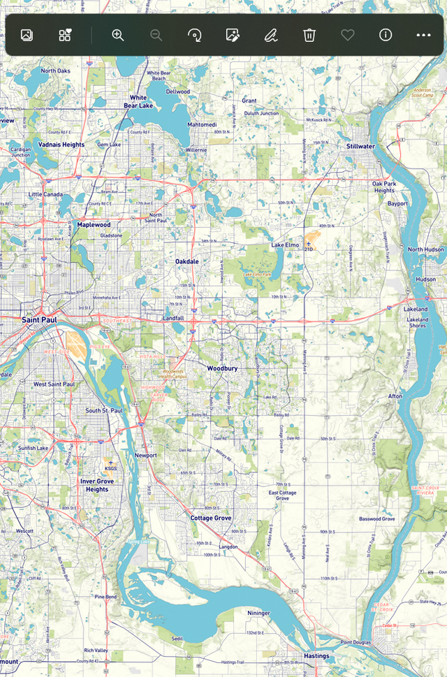 Vanessa B. digital 36x24 road trip Saint Paul