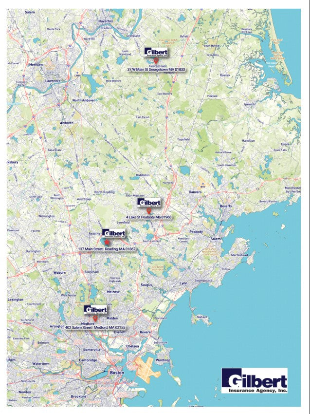Janet B. Gilbert Insurance 18x24 X4 road trip