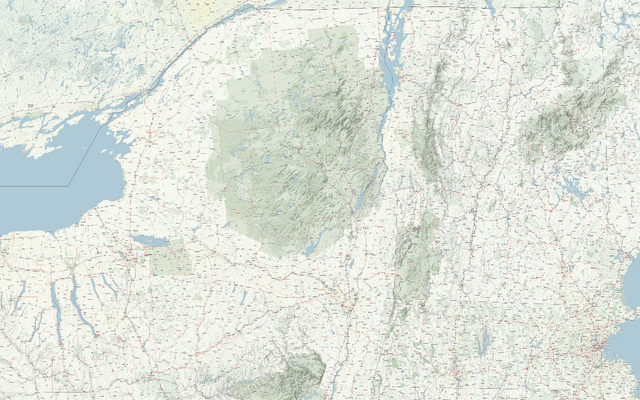 Map mural Orafol peel and stick Vinyl 96x60@200dpi NE States Krysti S