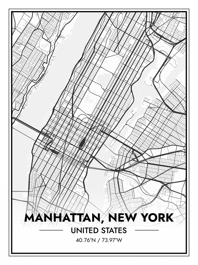 Printed poster – 24"x18" - modern - x18x24 - portrait - 20230724