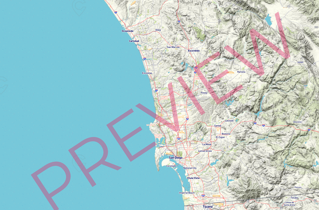 Printed large poster – 72"x48" Top laminated with DRY ERASE Overlaminate - roadtrip - x48x72 - landscape - 20250806