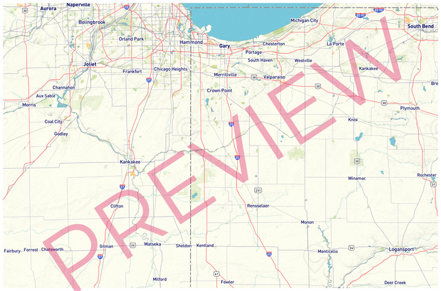 Printed large poster – 72"x48" Top laminated with DRY ERASE Overlaminate - roadtrip - x48x72 - landscape - 20240826