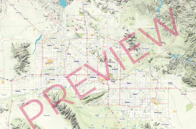 Printed large poster – 72"x48" Top laminated with DRY ERASE Overlaminate - roadtrip - x48x72 - landscape - 20260710