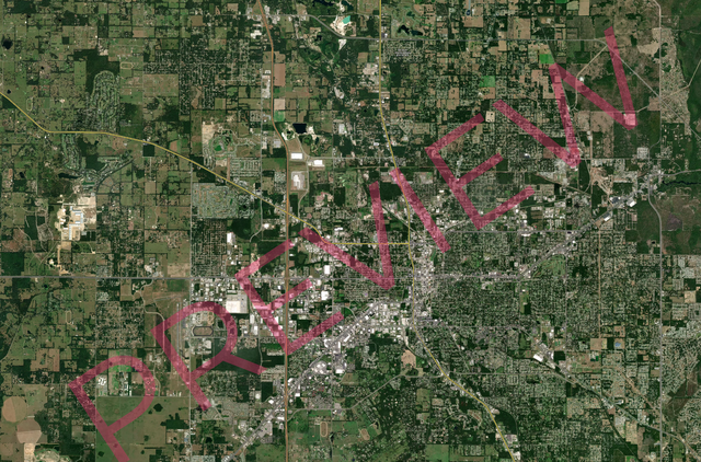 Printed large poster – 72"x48" - satellite - x48x72 - landscape - 20250901