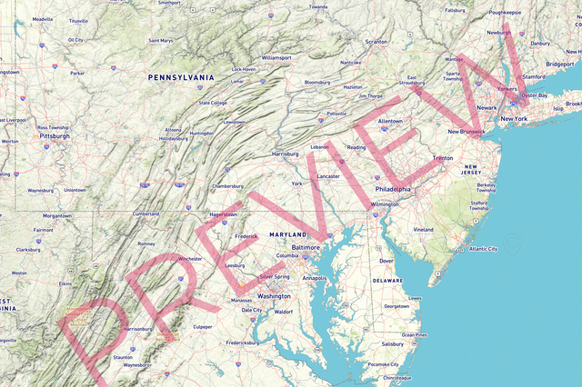 Orafol Peel & Stick Vinyl with Matte Lamination - roadtrip - mural - 90x60inches - 20250611