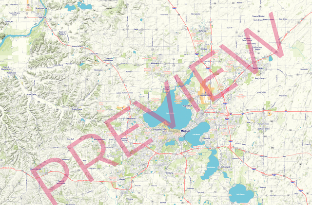 Printed large poster – 72"x48" Top laminated with DRY ERASE Overlaminate - roadtrip - x48x72 - landscape - 20250811