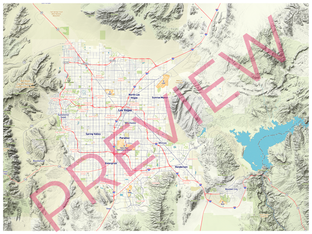 Printed large poster – 48"x36" - roadtrip - x36x48 - landscape - 20251116