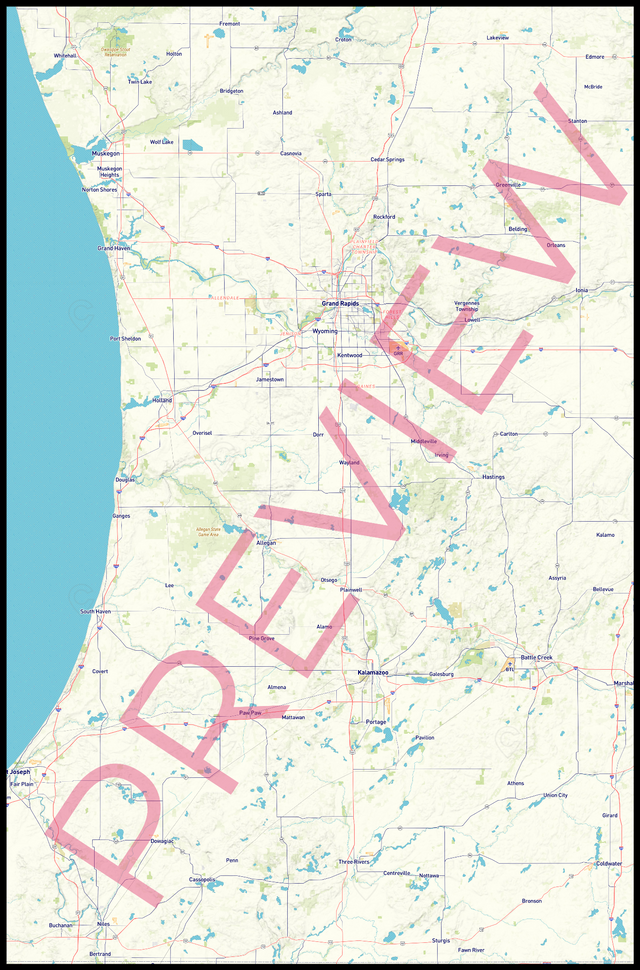 Printed large poster – 72"x48" Top laminated with DRY ERASE Overlaminate - roadtrip - x48x72 - portrait - 20260504