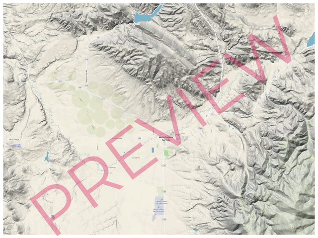 Printed large poster – 48"x36" - hiking - x36x48 - landscape - 20250819