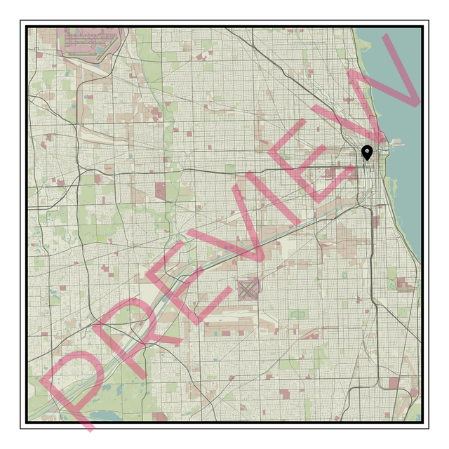 Printed poster – 18"x18" - classic - x18x18 - landscape - 20251217