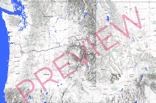 Printed large poster – 72"x48" Top laminated with DRY ERASE Overlaminate - diy - x48x72 - landscape - 20260119