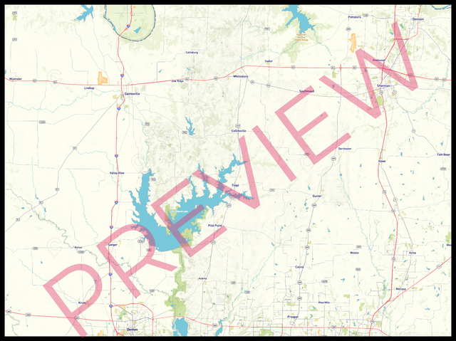Printed large poster – 48"x36" Top Laminated - roadtrip - x36x48 - landscape - 20250819