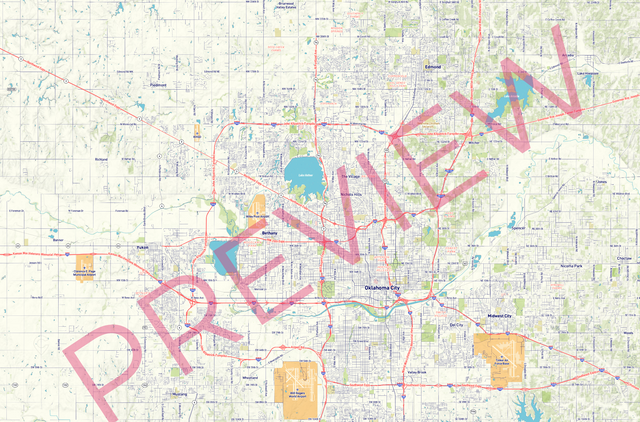 Printed large poster – 72"x48" Top laminated with DRY ERASE Overlaminate - roadtrip - x48x72 - landscape - 20260216