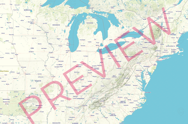 Printed large poster – 72"x48" - roadtrip - x48x72 - landscape - 20260515