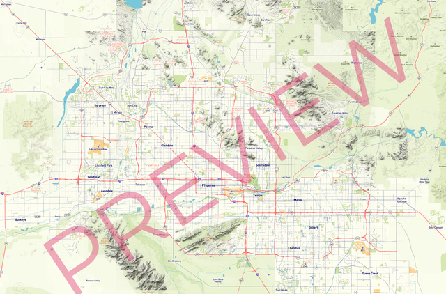 Printed large poster – 72"x48" Top laminated with DRY ERASE Overlaminate - roadtrip - x48x72 - landscape - 20260710