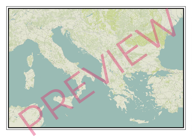 Printed poster – 50cm x 70cm - classic - x50x70 - landscape - 20250821