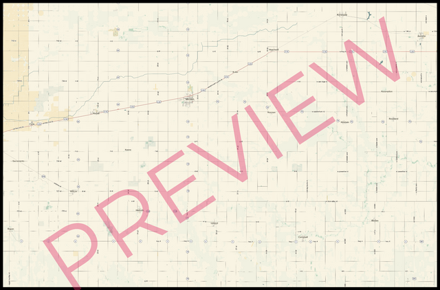 Printed large poster – 72"x48" Top laminated with DRY ERASE Overlaminate - retro - x48x72 - landscape - 20251027