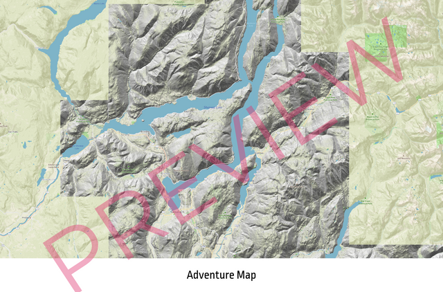 Printed poster – 36"x24" - hiking - x24x36 - landscape - 20250719