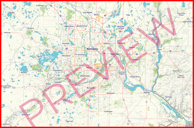 Printed large poster – 72"x48" Top laminated with DRY ERASE Overlaminate - roadtrip - x48x72 - landscape - 20240401