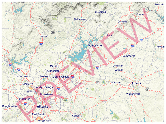 Printed large poster – 48"x36" Top laminated with DRY ERASE Overlaminate - roadtrip - x36x48 - landscape - 20240725