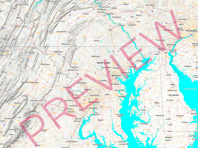 Printed large poster – 48"x36" Top laminated with DRY ERASE Overlaminate - diy - x36x48 - landscape - 20250819