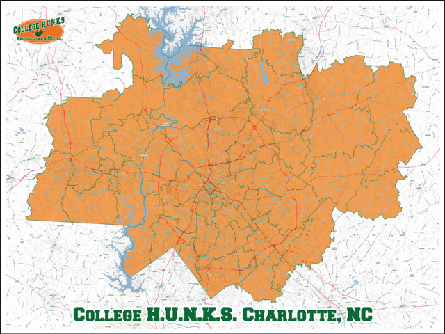 College H.U.N.K.S. 36x48 Printed large poster with dry erase lamination Greg - M.