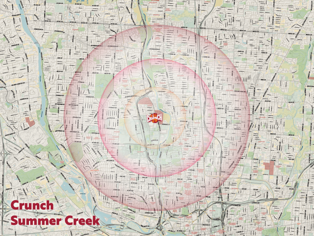 Crunch Franchise - Columbus - Printed large poster 48x36 with dry erase lamination