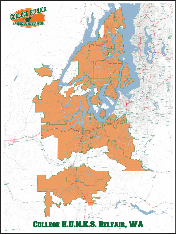 College H.U.N.K.S. 36x48 Printed large poster with dry erase lamination William B