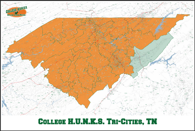 College H.U.N.K.S. 48x72 poster dry erase lamination Jeff D.