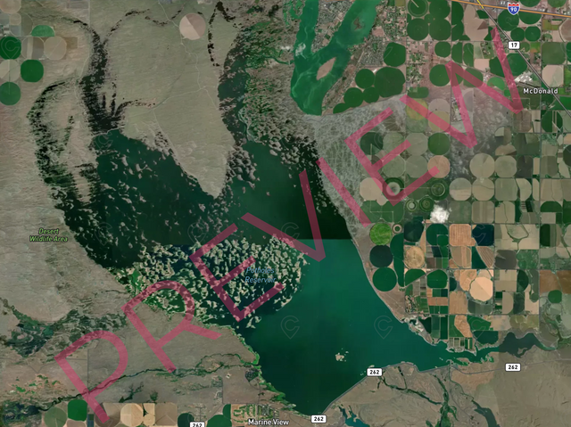 Printed large poster – 48"x36" - satellite - x36x48 - landscape - 20250829